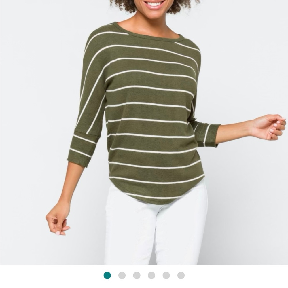 Market and Spruce Brushed Knit Top